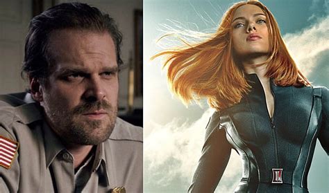 David Harbour Joins Scarlett Johansson In Marvels Black Widow Movie