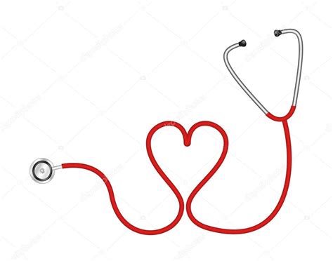 Stethoscope In Shape Of Heart Stock Vector Image By ©jirkapravda 7668904