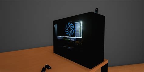 3d Model Low Poly Gaming Computer Setup Vr Ar Low Poly Fbx Ma Mb