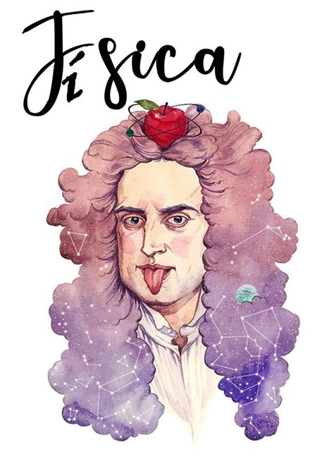 Capa De Física 2 Isaac Newton Capas De Trabalhos Arte Da Ciência