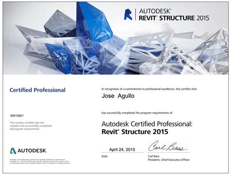 Certificado Autodesk En Revit Structure Gv408 Arquitectos