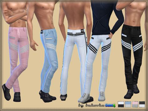 The Sims Resource Pants Balman Stripes