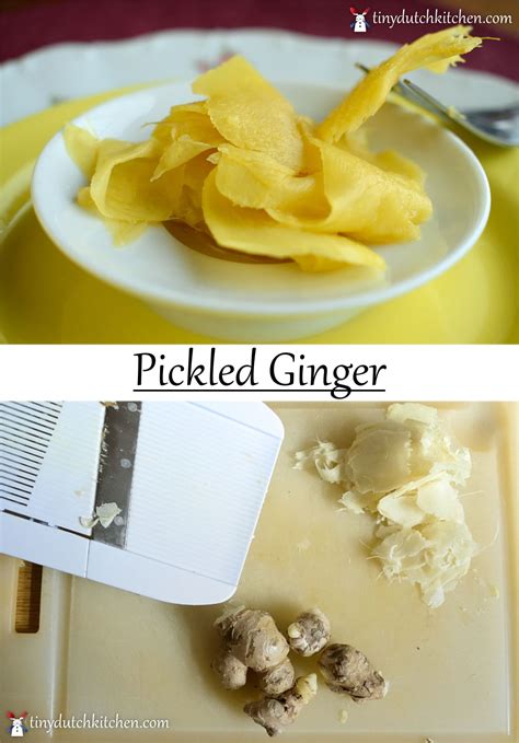 Pickled Ginger Recipe Pickled Ginger Food To Make Tasty