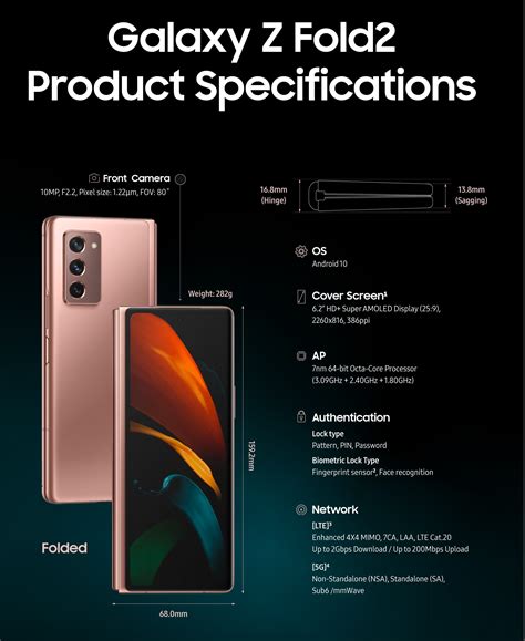 Samsung galaxy z fold2 5g android smartphone. Samsung Galaxy Z Fold 2 5G Officially Launched: Specification, Details, Price - Techzooo