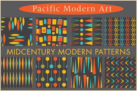 mid century modern patterns vol  creative daddy