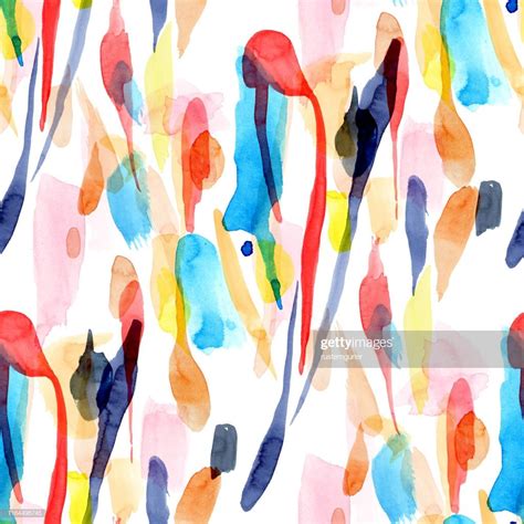 Abstract Watercolor Seamless Pattern Watercolor Painting Acrylic