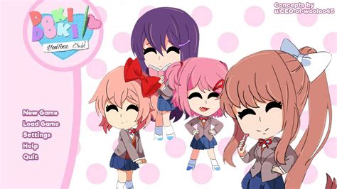 I Recreated The Ddlc Title Screen Using The Amazing Concept Designs