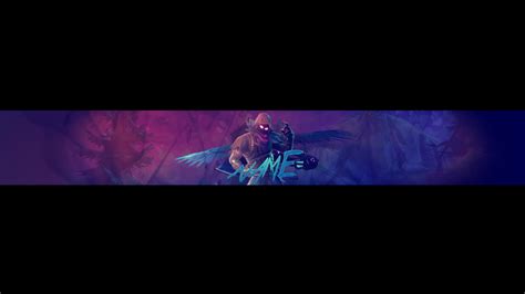 I decided to make a cool little banner for it so fortnite youtubers could use it for their channel art. Fortnite Banner Without Name