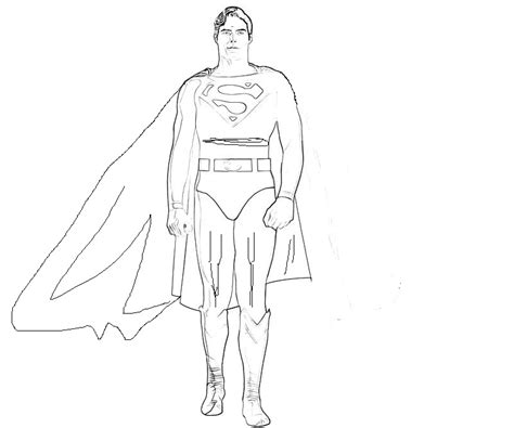 How To Draw Superman Step By Step Coloring Games Online