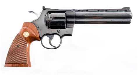 Colt Python 357 Magnum 6 Revolver Ct Firearms Auction