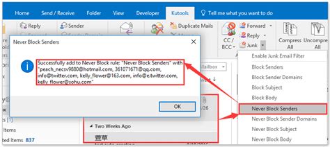 How To Add Email Addresses To Safeblocked Senders List In Outlook