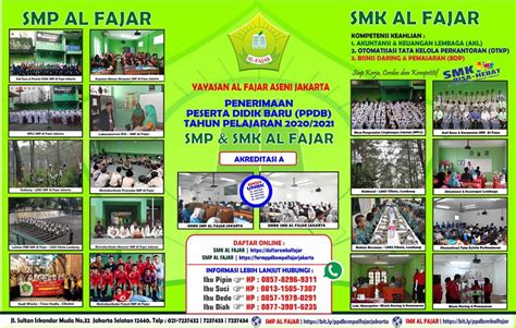 Telah menyelesaikan kelas 5 sd (untuk pendaftaran smp) dan 9 smp (untuk sma/smk) atau sederajat. SMP AL FAJAR JAKARTA: PPDB SMP & SMK AL FAJAR TAHUN ...