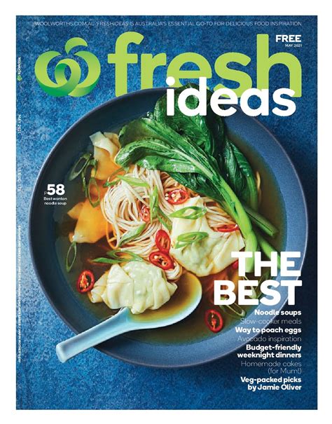 Woolworths Magazines May 2021 In 2021 Recipes Wonton Noodle Soup