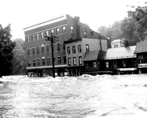 Pin By Steve Price On Winsted Ct 1955 Flood Mad River River Main Street