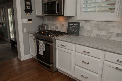 An uneven floor will lead to uneven base cabinets, and you won't appreciate how crooked they appear next to level upper cabinets (not to mention items rolling set your base cabinets against the wall where you will install them, and add shims beneath the cabinetry so that its top edge hits the first. Kitchen - and First Floor - Renovation is DONE! | Floor ...