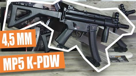 Subfusil Umarex Handk Mp5 K Pdw Co2 45mm Bbs Youtube