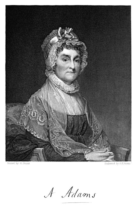Posterazzi Abigail Adams 1744 1818 Nne Smith American First Lady