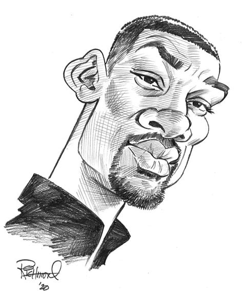 Toms Daily Coronacature Will Smith Caricature Sketch Caricature