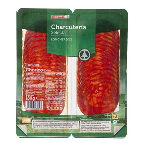 Chorizo Extra Spar Formato Bi Pack 180 Grs Spar