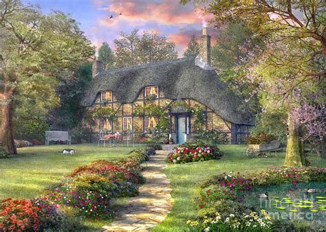 Rosewood Cottage Digital Art By Dominic Davison
