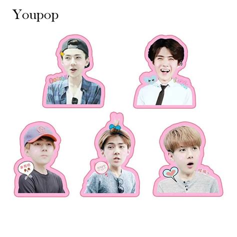 Aliexpress Com Comprar Youpop Kpop Exo Sehun Lbum Pegatinas De Pvc Para Equipaje Port Til