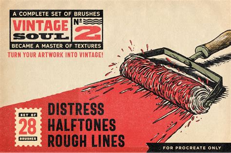 20 Best Vintage And Retro Brushes For Procreate Just™ Creative