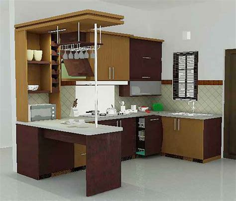 contoh gambar desain interior dapur minimalis desain rumah sederhana