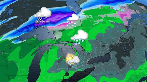 The Weather Network An Ontario Divided Sees Snow In The North