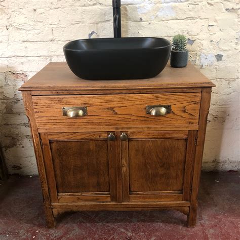 Vintage Oak Bathroom Vanity Oak Vanity Vintage Vanity