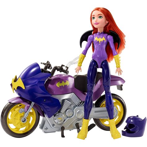 Dc Super Hero Girls Batgirl Doll And Batcycle Vehicle Set