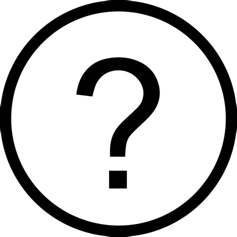 Question Mark Icons Question Mark In Circle Png Clipart Full Size
