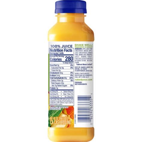 Naked Juice Green Machine No Sugar Added 100 Juice Smoothie Drink 152 Fl Oz Qfc