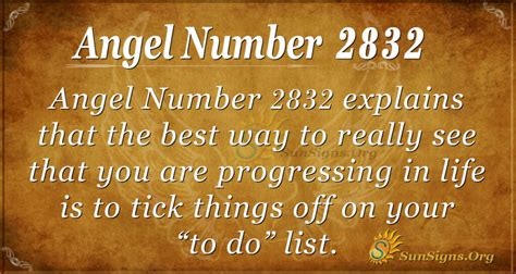 Angel Number 2832 Meaning Move Forward In Life Sunsignsorg