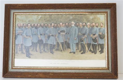 Sold At Auction General Robert E Lee And His Generals