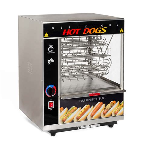 Star 175cba Hot Dog Broiler W 36 Franks And 32 Buns Capacity 120v