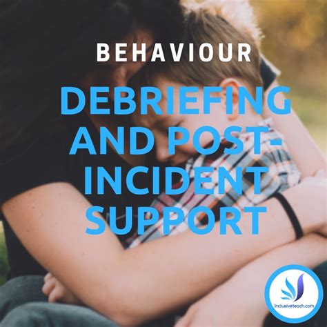 Behaviour Debriefing And Post Incident Support Challenging Behaviour