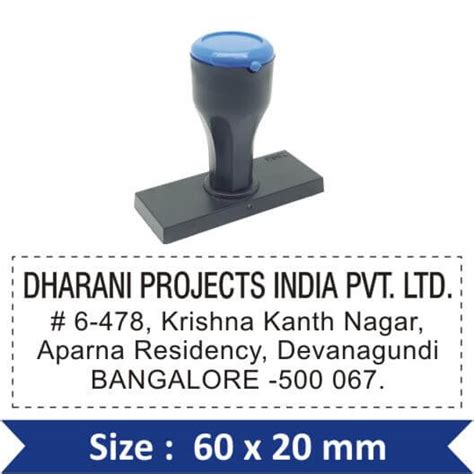 Rectangle Self Ink Stamp Stamps Online India