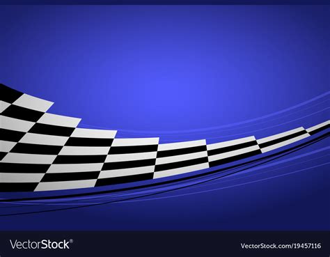 Blue Racing Background Royalty Free Vector Image