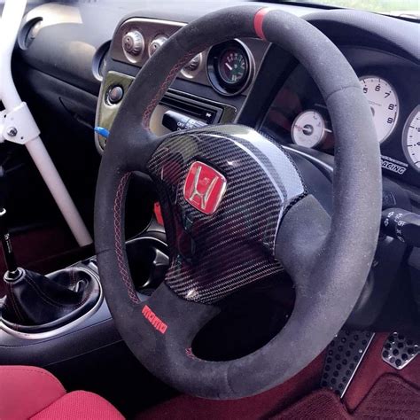 Ep3dc5 Steering Wheel Cover Carbon Fibre Civic Mk7 2002 06 Integr