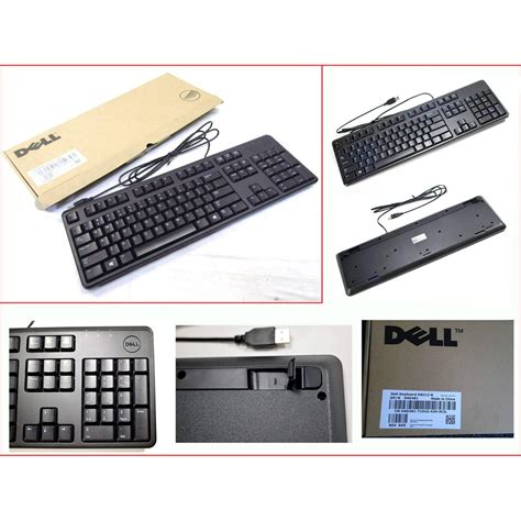 Original Dell Kb212 Kb212 B 04g481 External Usb Wired Slim Keyboard Us