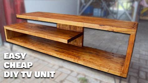 Diy Tv Stand Build Woodworking Youtube