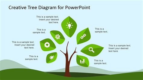 Tree Diagram Clipart For Powerpoint And Leaves Slidemodel Porn Sex