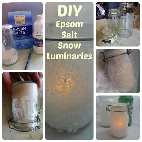 Epsom Salt Luminaries —