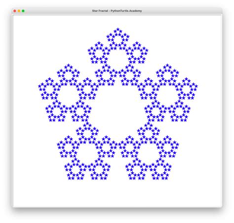 Star Fractal With Python And Turtle Tutorial And Source Code Python