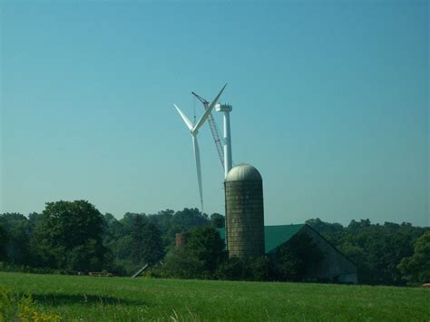 Construction At Forward Wind Energy Center Stoystown Pennsylvania