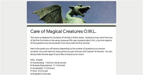 Care Of Magical Creatures Owl Fiction And Nonfiction Picture Book