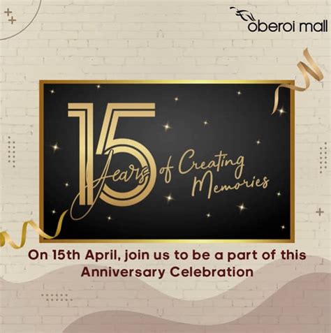 Oberoi Mall Celebrates 15th Anniversary Events In Mumbai