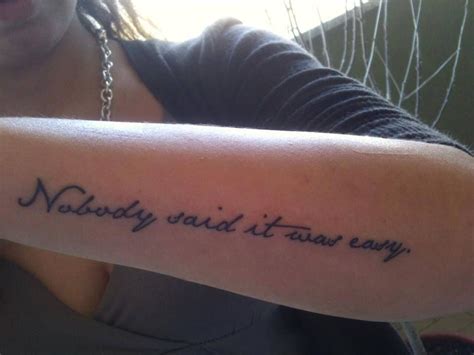 Chris, when asked about the meaning behind the song, said that's just about girls. nobody said it was easy