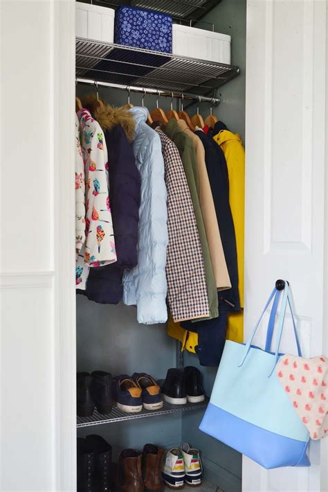 Furniture and accents for every room. 5 Simple Tips for Small Hall Closet Organization in 2020 ...