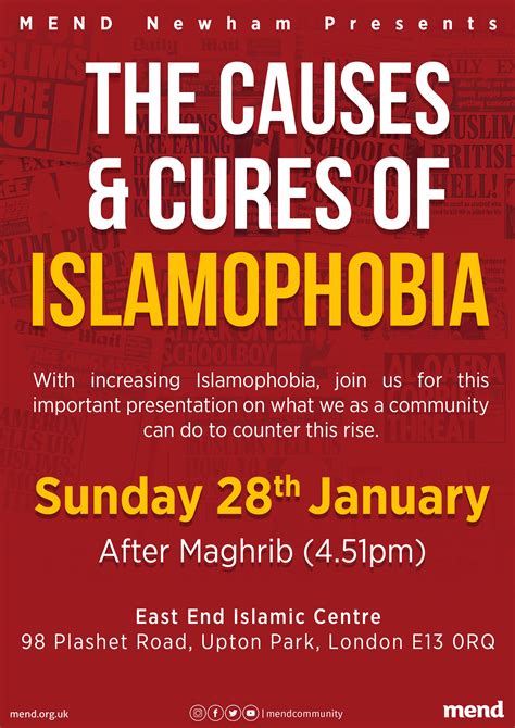 Islamophobia Causes And Cures Muslim Engagement And Development